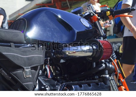 Air filter of custom motorcycle 