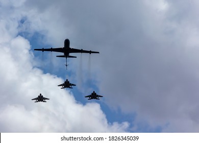 Air force in blue sky - Shutterstock ID 1826345039