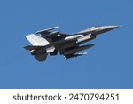 Air Force F-16 Fighting Falcon assigned to the 35th Fighter Squadron takes off during Red Flag-Alaska 24-2 at Eielson Air Force Base, Alaska, May 31, 2024.