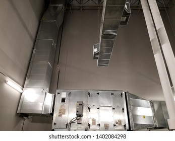 Air Handling Unit In Mechanical Room