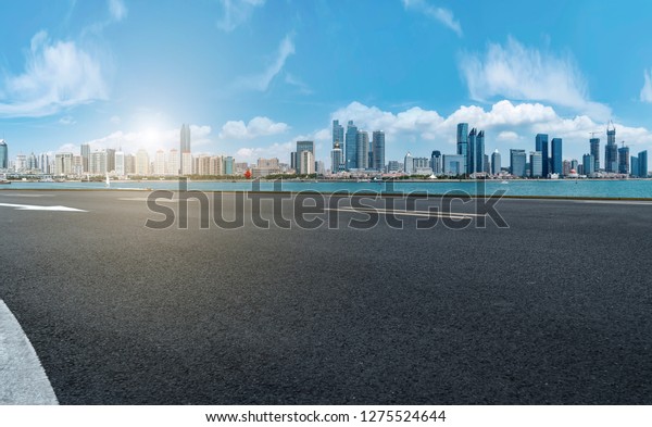 Air\
highway asphalt road and beautiful sky\
scenery