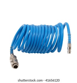 Air Hose Isolated Over White Background