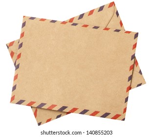 Air Mail Envelopes With Clipping Path