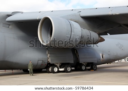 The air mobility command of the U.S. Air Force made ready for take off.