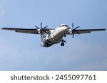 Air New Zealand ATR landing at Auckland Airport