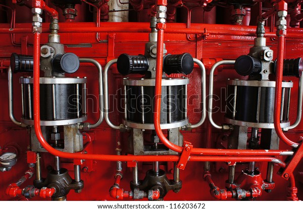 Air Operated Pump Accumulator Koomey Unit Stock Photo Edit Now 116203672