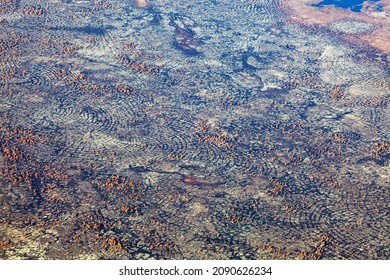 Air Photo Of Tundra In Autumn, Yamal, West Siberia