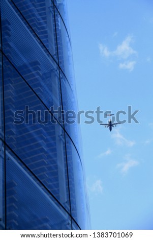 Similar – Image, Stock Photo a bird comes flying Bird