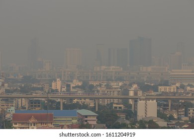 Air Pollution Over Bangkok Thailand Pm25 Stock Photo 1611204919 ...