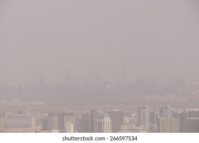 Air Pollution Over Beijing, China, 2015