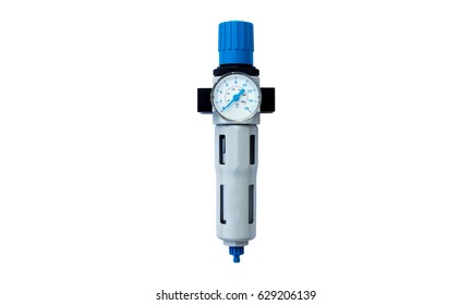 The Air Pressure Gage And Regulator Filter