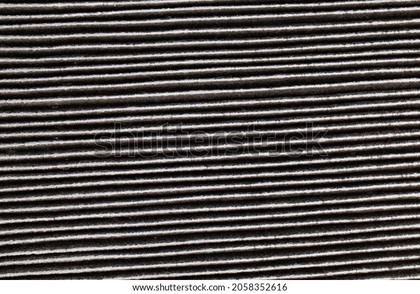 air purification filter is
completely dirty, the old used completely dirty filter is
black