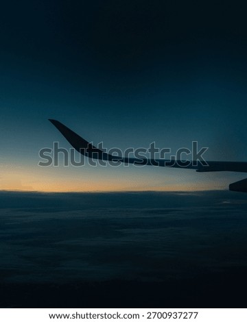 air sky plane cloud scape sunset 