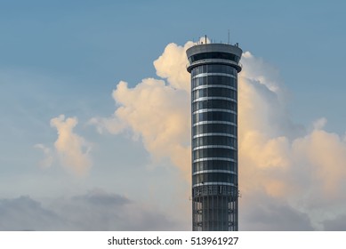 Air Traffic Control At Airport.