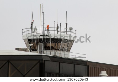Air Traffic Control Tower at International Airport