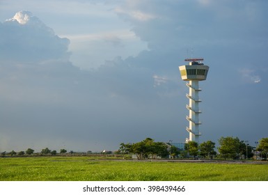 Air Traffic Control Tower Sunset Sky