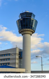 Air Traffic Control Tower (TWR) in Athens International Airport - Eleftherios Venizelos located at Spata. Attica - Greece