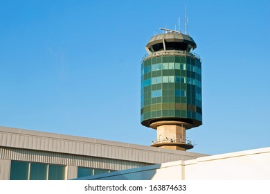 Air Traffic Control Tower In Vancouver YVR Airport