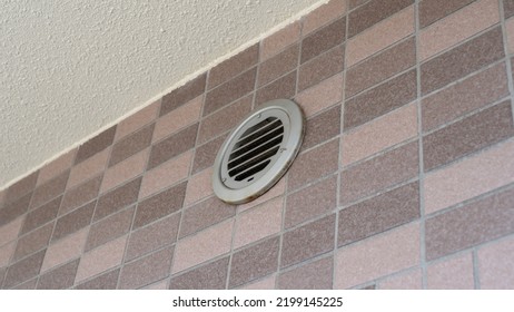 Air Vent Installed On The Outer Wall.