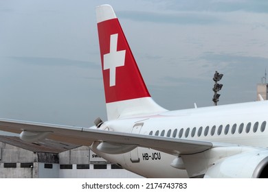 Airbus A220 Of Swiss Airlines At Congonhas Airport, São Paulo, Brazil 2022