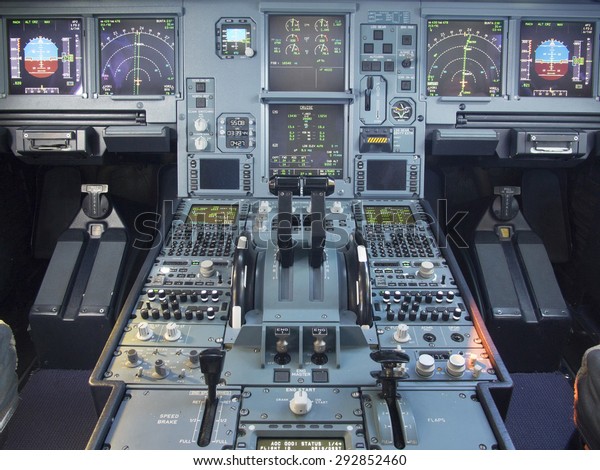 Airbus A330 Airplanes Cockpit Front Pedestrian Stock Photo Edit