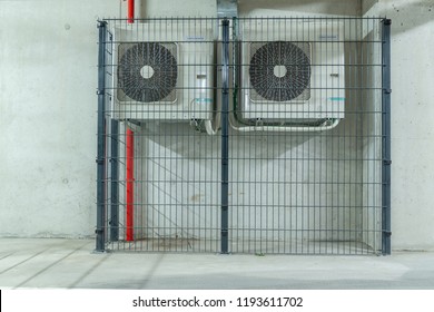 Airconditioning In A Parking Garage In Antwerpen