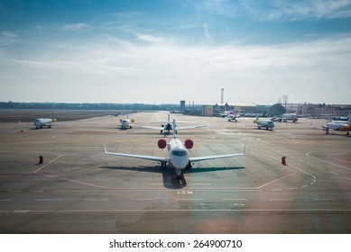 Aircraft At The Airport In Kiev