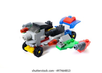 Aircraft Fighter Plastic Block Style Isolated Stock Photo 497464813 ...