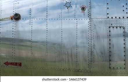 Aircraft Fuselage Riveted Panels Image