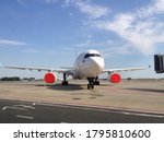 aircraft in hibernation on parking stand