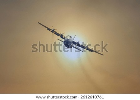 Airforce c130 Hercules air cargo transport  