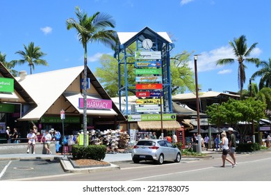 AIRLIE BEAH, QLD - OCT 02 2022:Tourist Visiting At Airlie Beach Town A Popular Travel Destination An Gateway To The Great Barrier Reef In Tropical North Queensland Australia