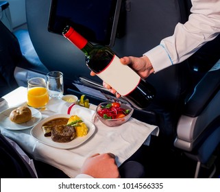 Airline Meal Served In The Business Class