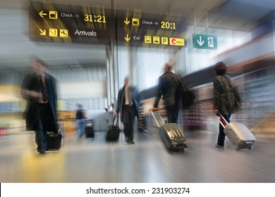 Airline Passengers in the Airport