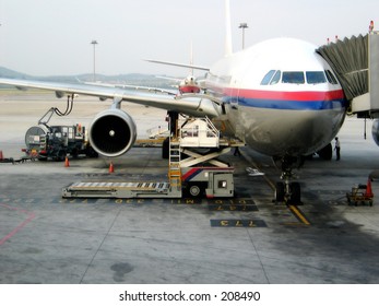 an airplane