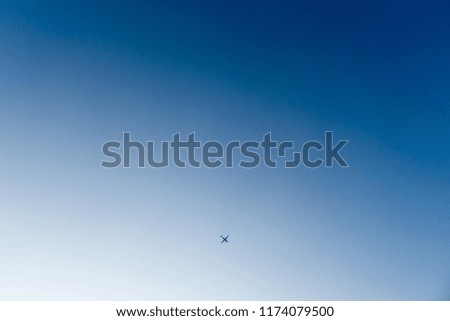 Similar – Image, Stock Photo up and away Sky Twilight