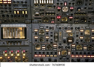 Airplane Cockpit Switchboard/Control Panel