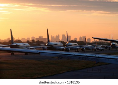 airplane departing from New York JFK Airport