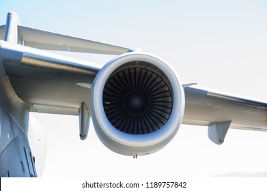 Airplane Engine Vortex Big Turbo Fan Stock Photo (Edit Now) 1102932689