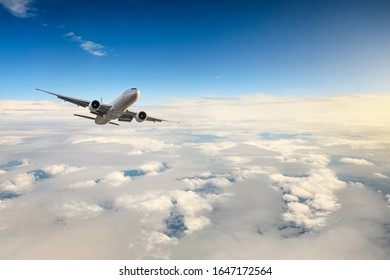 Airplane Flying High Altitude Beautiful Highaltitude Stock Photo (Edit ...