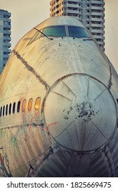 Airplane Graveyard During Sunset In Bangkok