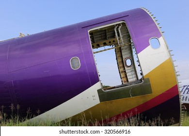 Airplane Graveyard In Thailand