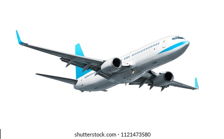 Similar Images, Stock Photos & Vectors of Airplane isolated on white ...