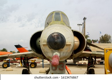 Airplane From The Israeli Air Force In A Museum