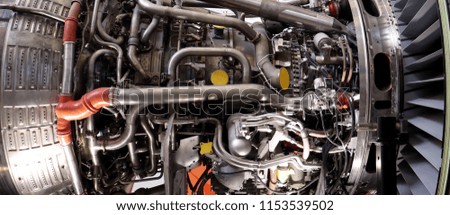 Similar – Truck Engine Motor Components In Car Service Inspection