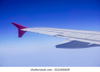 Airplane Left Wing From The View Of Fuselage