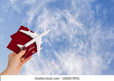 Airplane Passport Flight Travel Traveller Fly Stock Photo 1583673931 ...