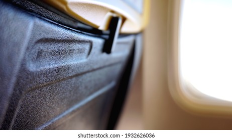 Airplane Seat Tray On The Indoor