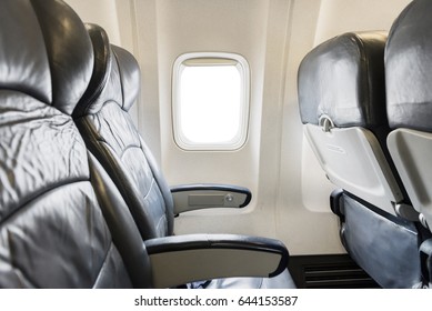 Empty Seat Airplane Window View Inside Stock Photo 730132150 | Shutterstock