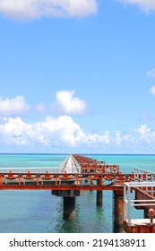 Airplane Taxiway And Blue Sea